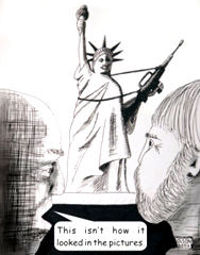 Liberty Cartoon